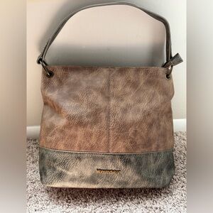 Montana West Leather Shoulder Bag
